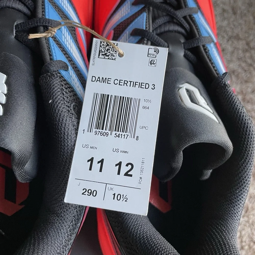 Adidas Dame Certified 3 Low Basketball Shoes Mens Size 11 Solar Red Black IH8464